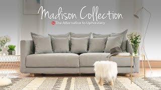 Madison The Luxurious Cotton for Elegant Sofa Covers  Comfort Works Sofa Covers [upl. by Livi]