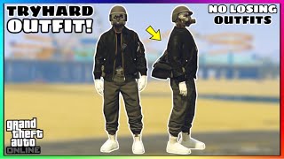 Easy Black Joggers Invisible Torso Glitch Tryhard Modded Outfit No Transfer GTA Online [upl. by Castro]