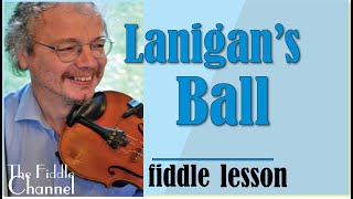 Lanigans Ball fiddle lesson [upl. by Tuneberg]