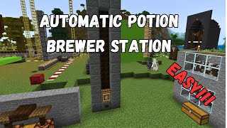 Minecraft 121 Make Potions Automatically With This Easy To Use Potion Brewer [upl. by Markland]