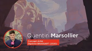 BRASSART Alumni  Quentin Marsollier Concept artist Promo 2020 [upl. by Hairehcaz761]