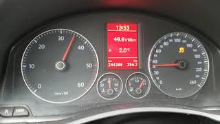 VW Golf 5 20 TDI BKD chip 170hp acceleration 0180 [upl. by Eelyek213]