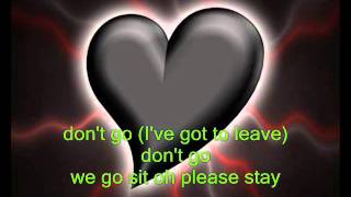 DUB BROWN feat AUDY WEBBER  DONT GO  with lyrics [upl. by Sitarski]