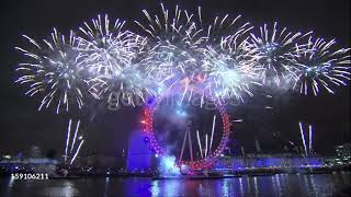 London fireworks 2013 best of 2012 countdown [upl. by Aelhsa322]