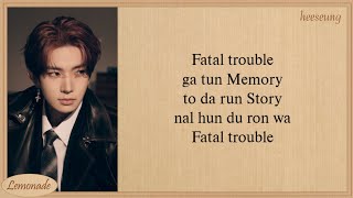 ENHYPEN Fatal Trouble Easy Lyrics [upl. by Gualterio325]