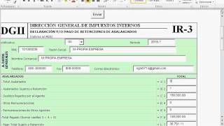 hablaremos sobre IR3 Impuestos sobre la renta asalariados [upl. by Dorsman]