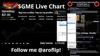 Game Stop GME Live Chart [upl. by Nahamas]