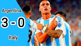 Argentina X Italy Live 🔥 Finalissima 2024 🔥 Football Highlights 🔥 Today Match [upl. by Trish]