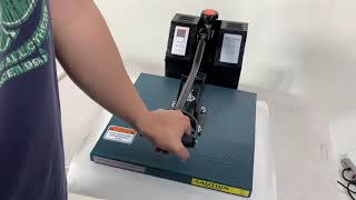 How to set pressure on heat press fancierstudio power heat press [upl. by Kariotta656]