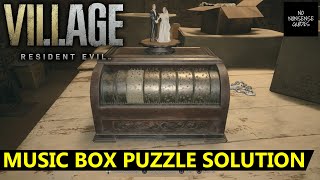 Resident Evil Village Music Box Cylinder Puzzle Solution  Doll Workshop [upl. by Marie-Ann]