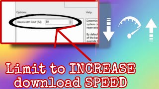 How to limit reservable bandwidth in Windows 10 to increase download speeds [upl. by Kered]