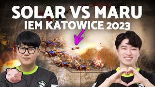 MARUS Disgusting Widow Mines vs SOLAR  IEM Katowice Ro8 Bo5 TvZ  StarCraft 2 [upl. by Adena]