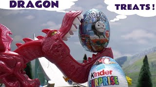 Brave Thomas The Tank Stop Motion Dragon Eggs [upl. by Odnomyar]