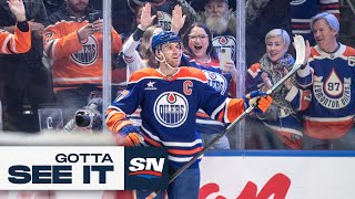 GOTTA SEE IT Connor McDavid Becomes Fourth Fastest NHLer To Reach 1000 points [upl. by Ideih]