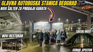 Kladionica Pekara Kafana i Novi restoran na NOVOJ GLAVNOJ AUTOBUSKOJ STANICI BAS BEOGRAD beograd [upl. by Bodi]