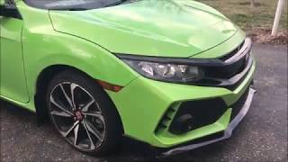 How to Install FK8 Front Bumper on 10th gen Civic [upl. by Lexerd]