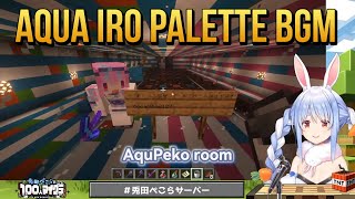 Pekoras Member Makes Aqua Iro Palette BGM in Pekoras Minecraft Server Hololive Clips [upl. by Telford]