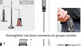 ELEGIANT Perche Selfie Selfie Stick Bluetooth Trépied Bluetooth Bâton de Selfie Monopode Réglable [upl. by Eelymmij423]