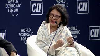 BGMEA President Dr Rubana Huq attends session organized by World Economic Forum [upl. by Nesyrb]