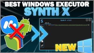 NEW ROBLOX Executor  Exploit PC quotSynth Xquot BEST IN 2024 [upl. by Araf]