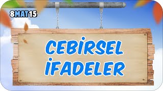 Cebirsel İfadeler 📘 tonguçCUP 2Sezon  8MAT15 2024LGS [upl. by Enoitna13]