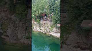 Cliff jumping Slovenia [upl. by Akenehs]