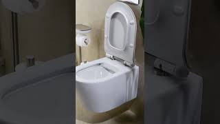 WOODBRIDGE F0130 Wall Hung Dual Flush Elongated Toilet with InWall Tank and Carrier System [upl. by Friedland]