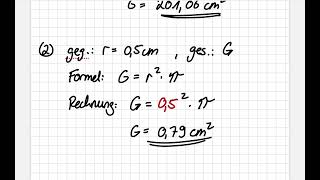 Kegel  Grundfläche berechnen  Umformungen erklärt [upl. by Yelekreb]