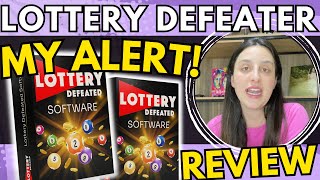 LOTTERY DEFEATER ❌MY ALERT❌ Lottery Defeater Reviews  Lottery Defeater Software System [upl. by Mcfarland]