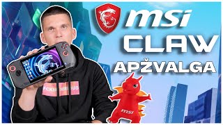 Visi žaidimai kaip ant delno  MSI Claw Apžvalga [upl. by Egon]