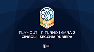 Serie A Gold Playout  G2  CINGOLI  SECCHIA RUBIERA [upl. by Lessig]