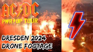 ACDC  DRONE FOOTAGE  Dresden 2024 quotPower UpquotTour [upl. by Artek748]