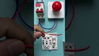 Oneopening fivehole wiring sharing Electrician Switch and socket wiring method [upl. by Richlad]