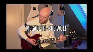 MEGADETH  SheWolf  Guitar Cover 4K [upl. by Primaveria]