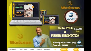 WORKXON BUSINESS PRESENTATION Make Legit Money Online In 2021 [upl. by Brendan]