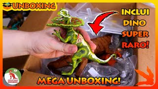 Unboxing Gigante de Lotes de mini animais e dinossauros [upl. by Norrahs]