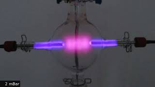 AC gas discharge at different pressures [upl. by Goren]