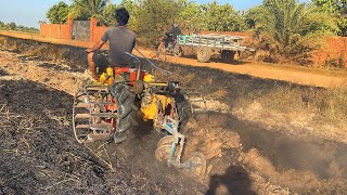 Kubota RT 140 DI Amazing MachineryKubota TractorTractor Khmer Farmer [upl. by Ianthe]