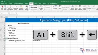 3 Tips  para Agrupar y Desagrupar Filas o Columnas en Excel [upl. by Yraek]