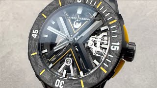 Ulysse Nardin Diver X DIVE WATCH 3723170LE2ABLACK3B Ulysse Nardin Watch Review [upl. by Esaertal]