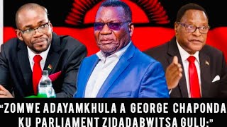 A George Chaponda kudzudzula Boma mosanyengelera komanso mopanda mantha [upl. by Regine42]