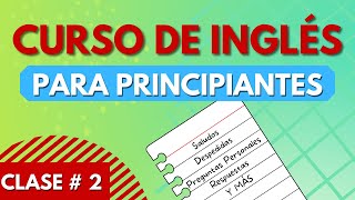 Clase 2 Presentarse y Preguntas Inglés A1 [upl. by Aihtenyc]