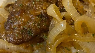 Delicious Liver and Onions Recipe [upl. by Saticilef]