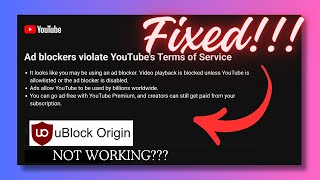 How to Block amp Skip YouTube Ads  Bypass YouTube Adblocker  uBlock not Working [upl. by Anerbas375]