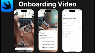 SwiftUI Tutorial onboarding video intro  more [upl. by Etnaed]