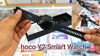 hoco Y2 Smart Watch Unboxing amp Connection Guide  Hindi 😍🥰 [upl. by Rehpotsihc]