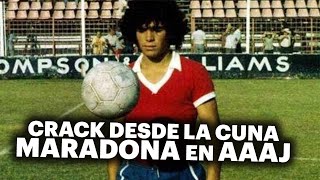 ¡Pura magia Así jugaba el Maradona de Argentinos Juniors [upl. by Attalanta]