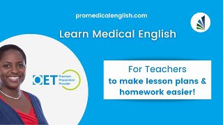 Teach Medical English Intermediate B1B2 [upl. by Aikkin]