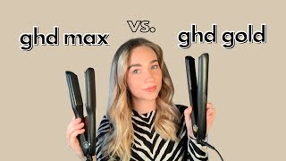 GHD MAX VS GHD GOLD STRAIGHTENERS  whats the difference whats best for me [upl. by Cooperman]