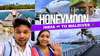 Wife की First Flight ✈️ HONEYMOON TRIP ❤️Abhishek Kodan Vlogs [upl. by Leddy797]